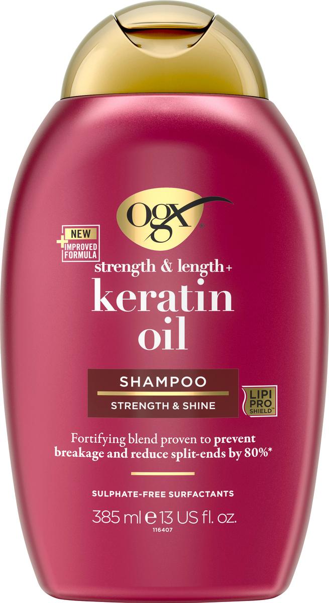 OGX Shampoo strength & length + keratin oil 