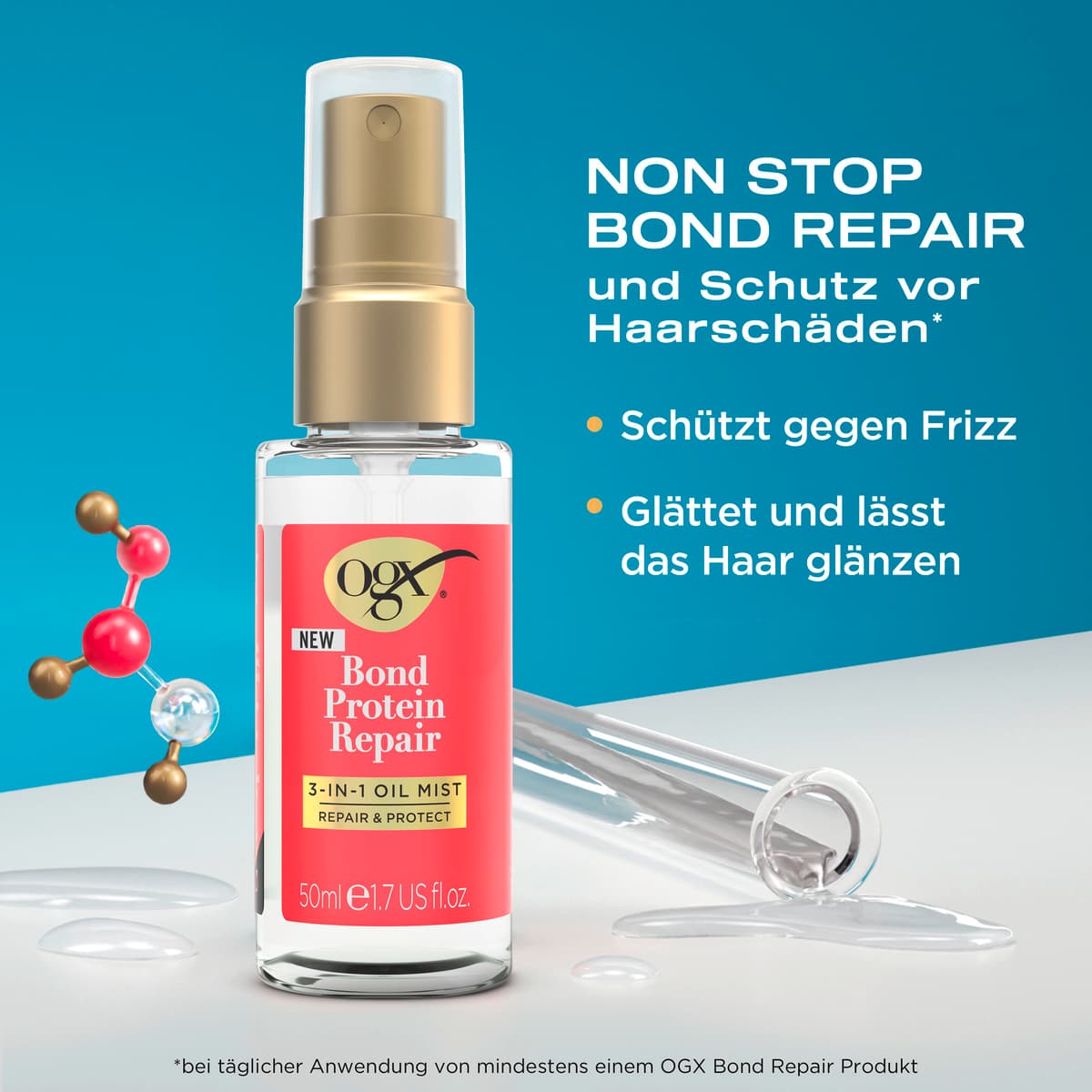 Produktbild OGX Bond Protein Repair 3-in-1 Oil  8 von 10