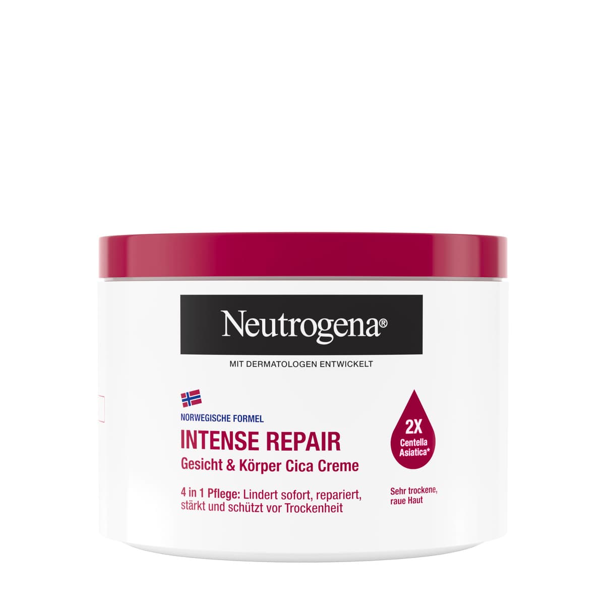 Neutrogena Norwegische Formel Intense Repair Gesicht & Körper Cica Creme