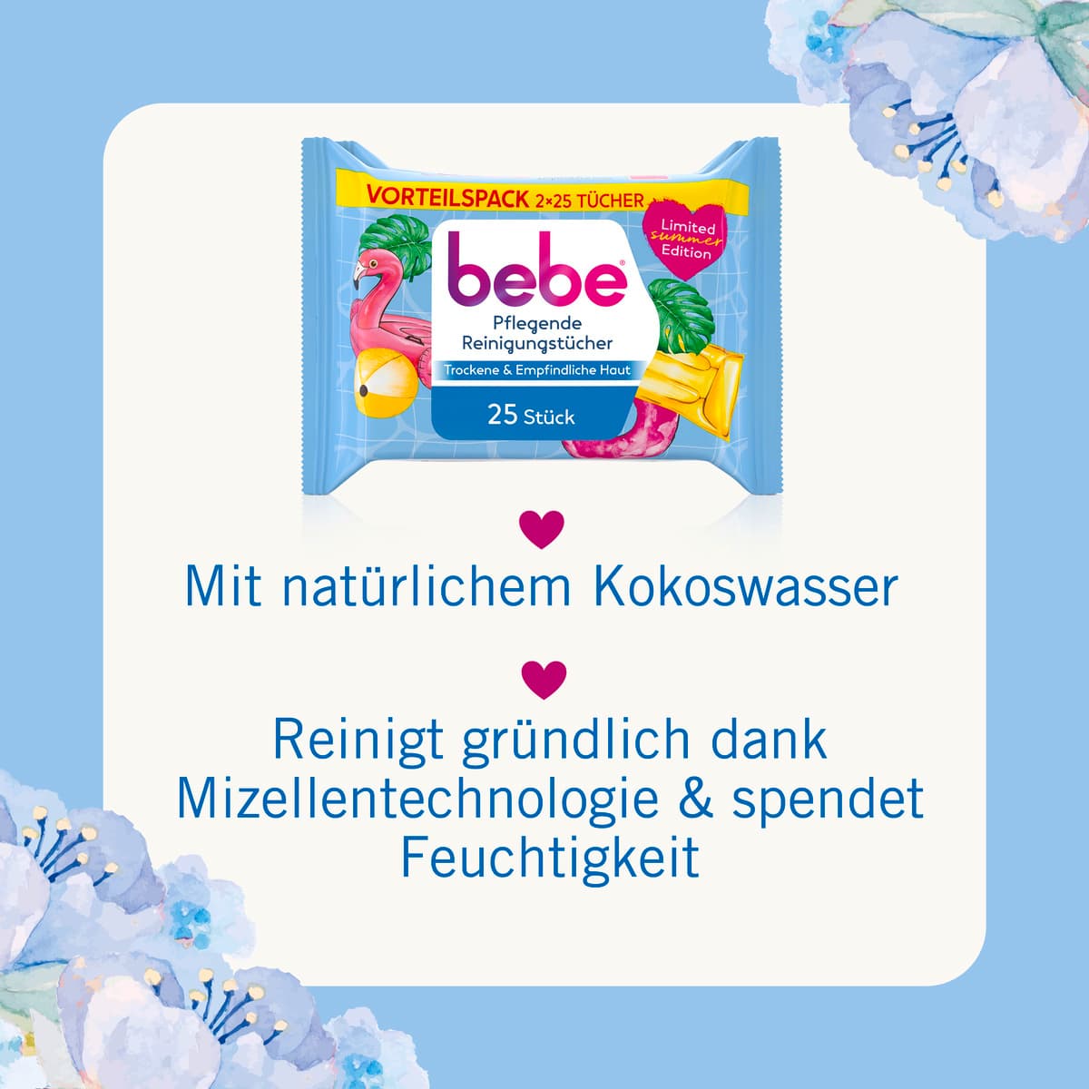 Produktbild bebe pflegende Reinigungstücher Doppelpack 8 von 10