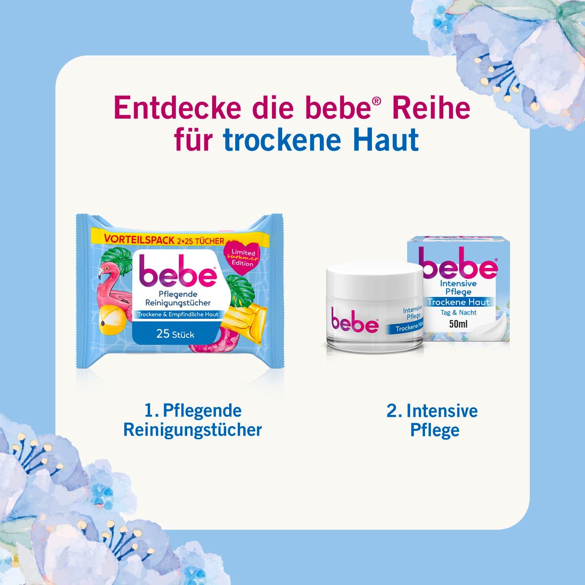 Produktbild bebe pflegende Reinigungstücher Doppelpack 10 von 10
