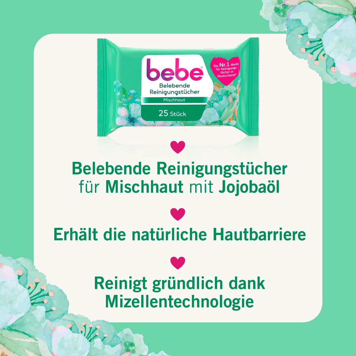 Produktbild bebe belebende Reinigungstücher  8 von 9