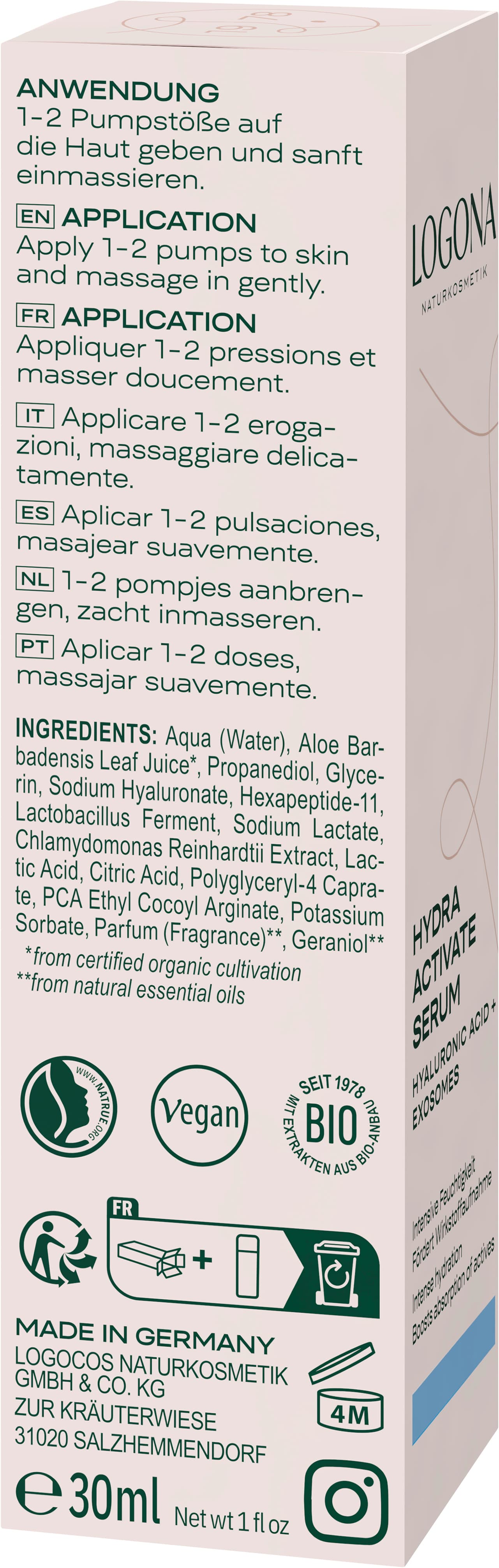 LOGONA Hydra Activate Serum