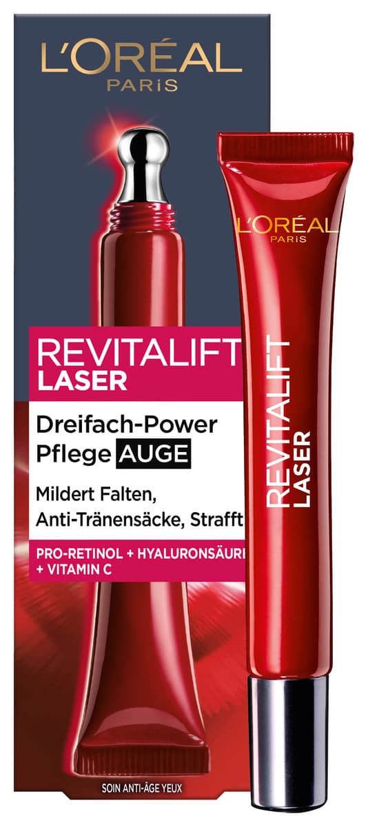 Produktbild L'Oréal Paris Revitalift Laser X3 Augencreme - Straffende Wirkung für gemilderte Falten und intensive Feuchtigkeit 2 von 9