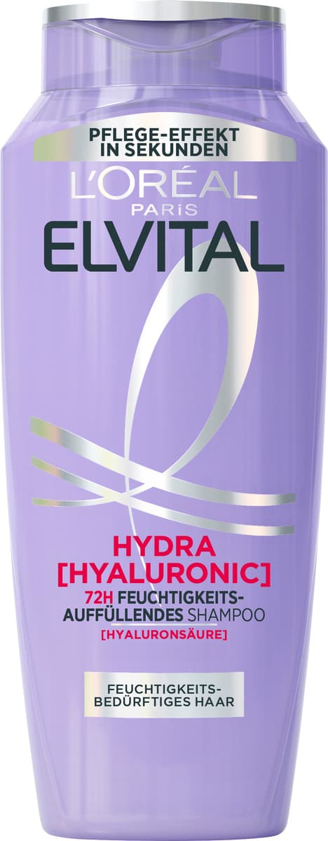 Elvital Hydra [Hyaluronic] 72H Feuchtigkeits-Auffüllendes Shampoo