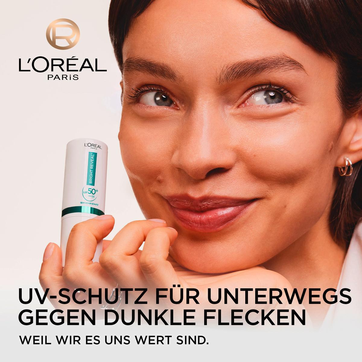 Produktbild L'Oréal Bright Reveal Täglicher UV Stick LSF 50+ 3 von 10