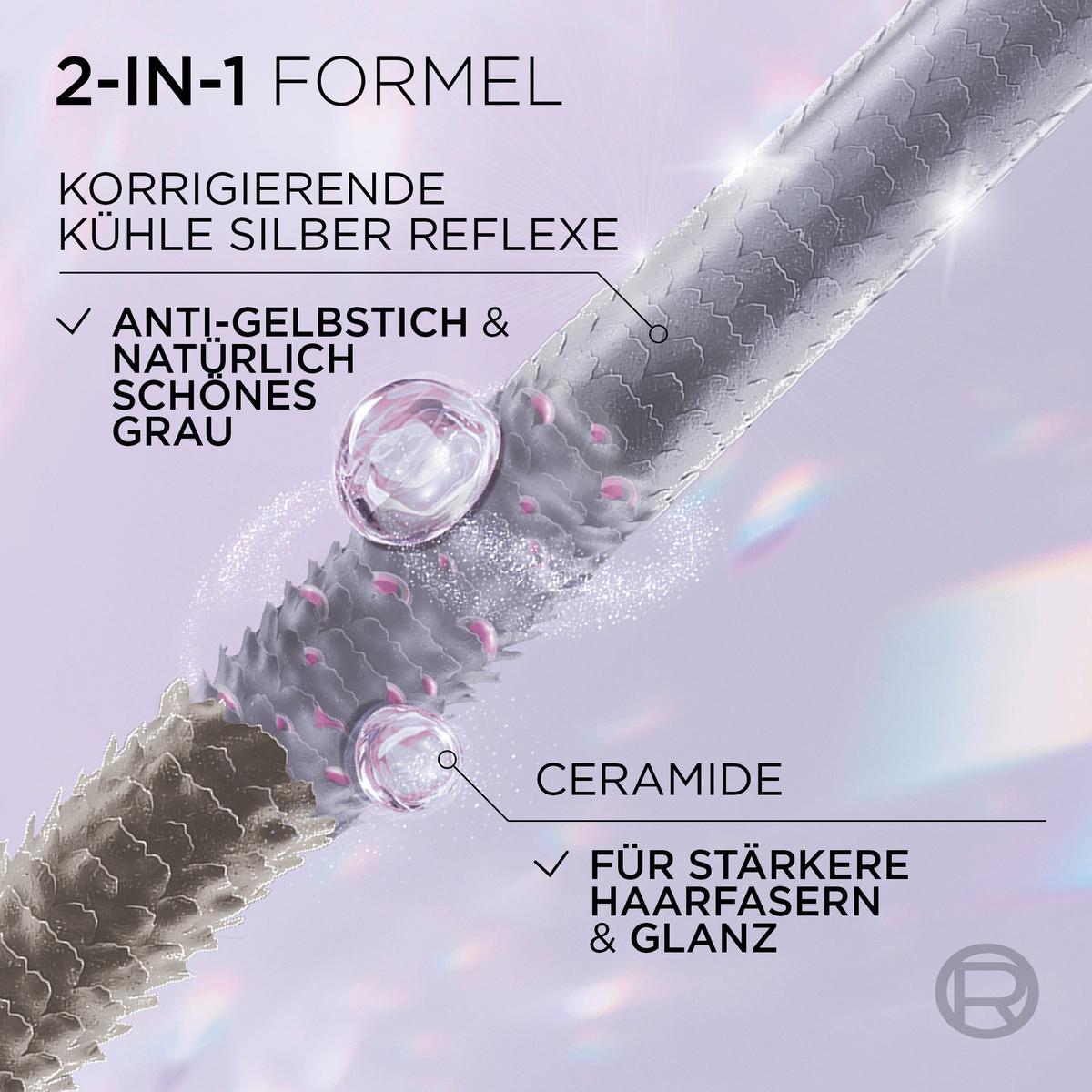 Produktbild L'Oréal Paris  Cool Silver Pflegetönung 03 Silber Metallic 8 von 12