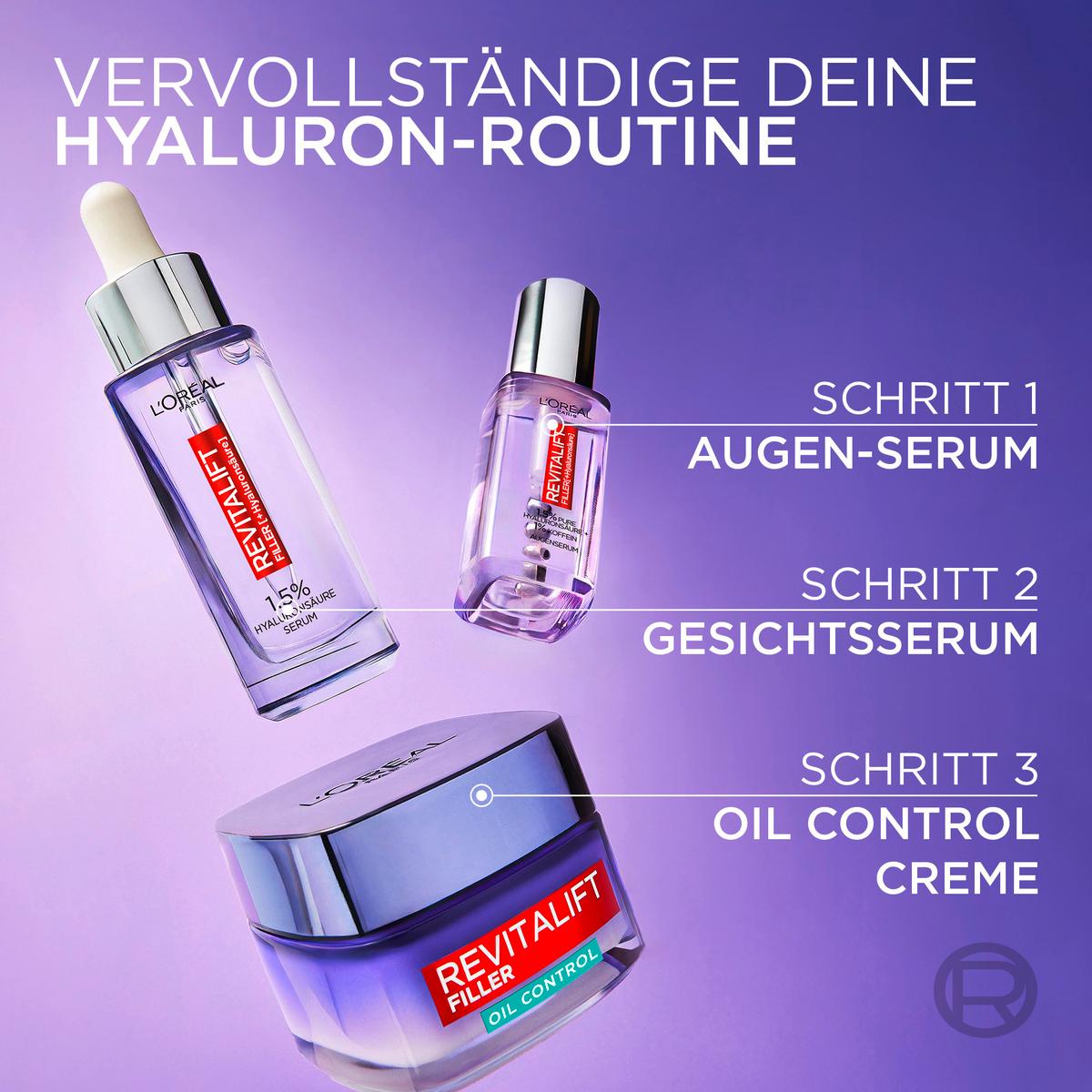 Produktbild L'Oréal Revitalift Filler Mattierende Gel-Creme Oil Control 12 von 12