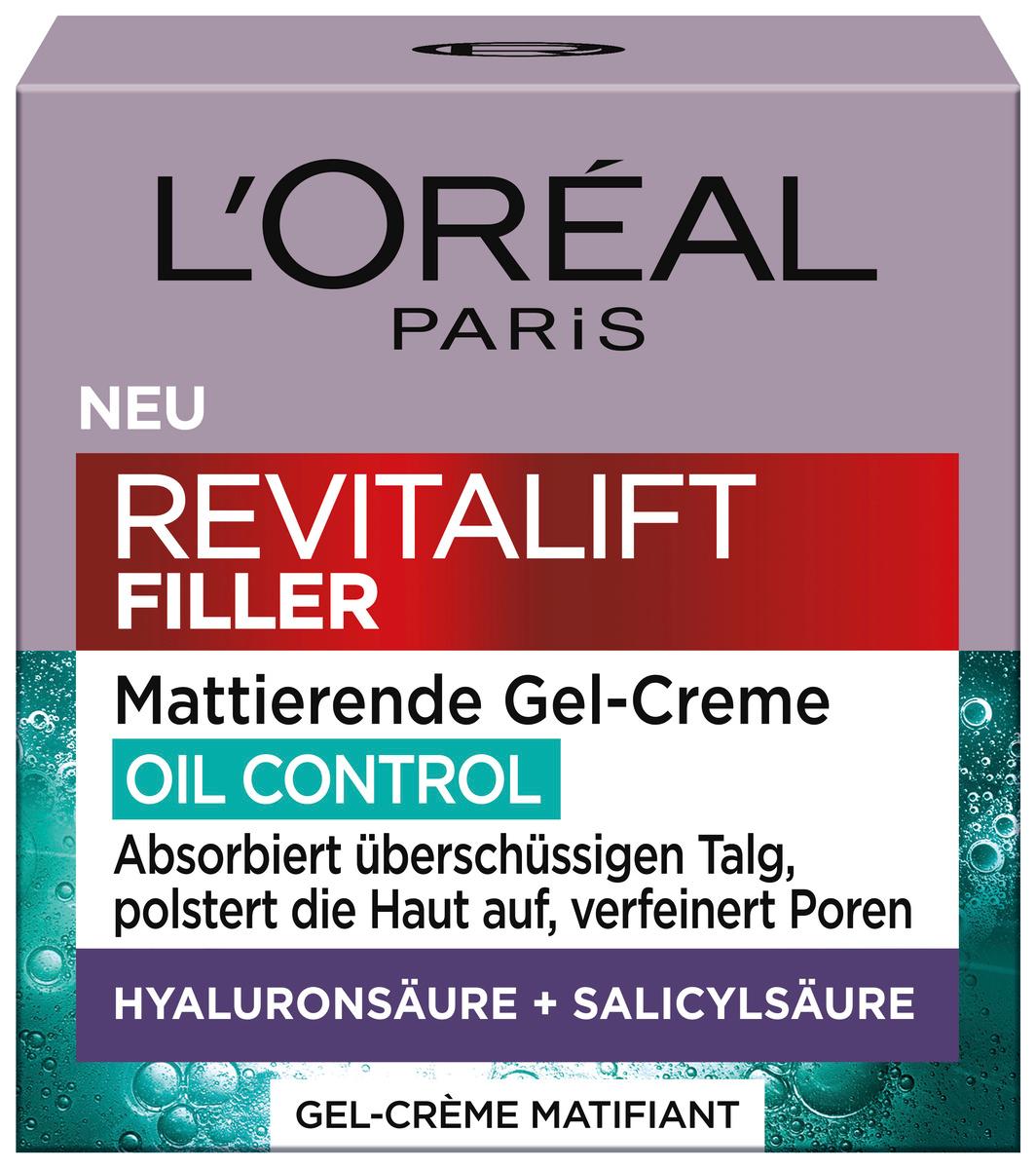 Produktbild L'Oréal Revitalift Filler Mattierende Gel-Creme Oil Control 3 von 12