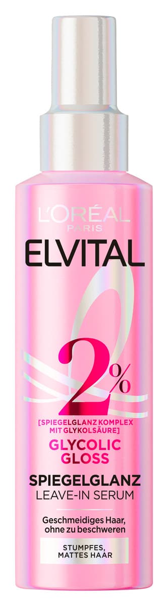 Elvital Leave-in Serum Glycolic Gloss Spiegelglanz 