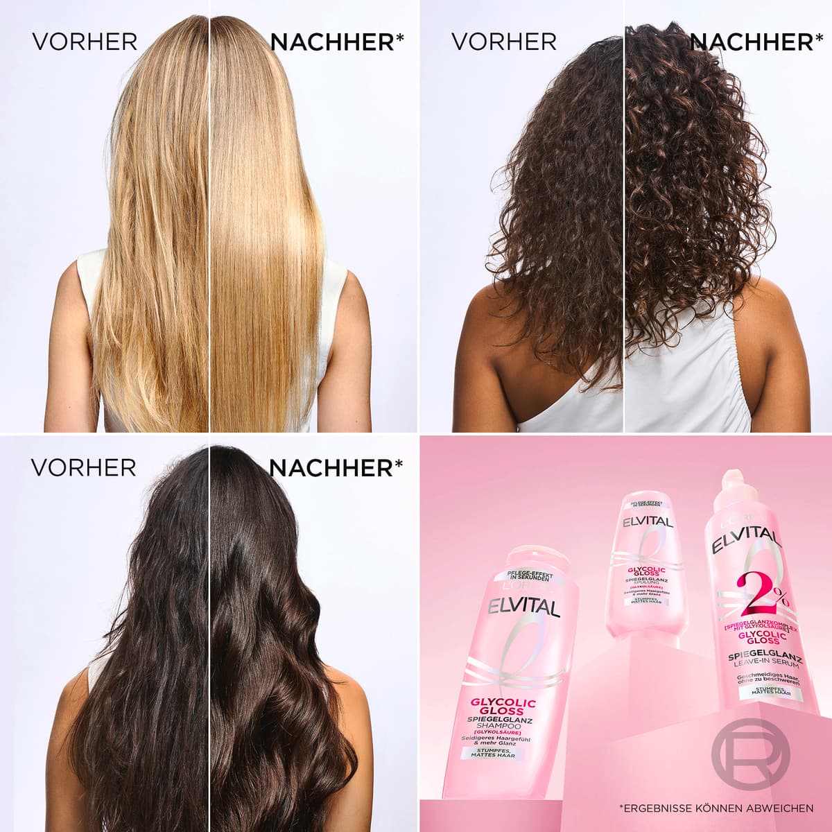 Produktbild Elvital Shampoo Glycolic Gloss Spiegelglanz  8 von 8