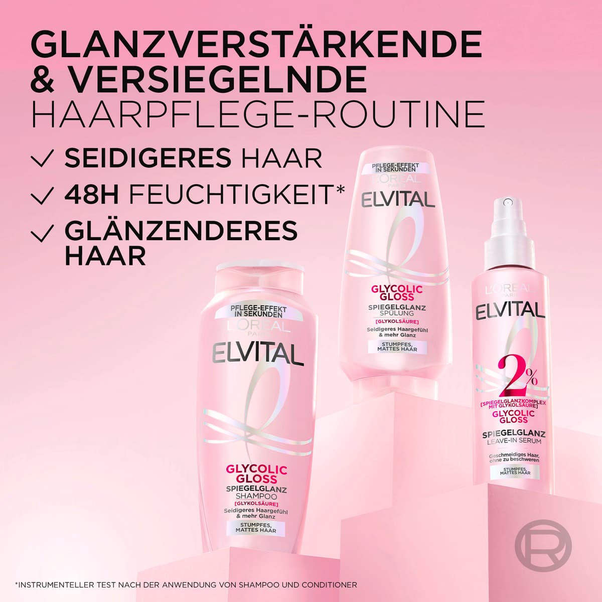 Produktbild Elvital Shampoo Glycolic Gloss Spiegelglanz  7 von 8