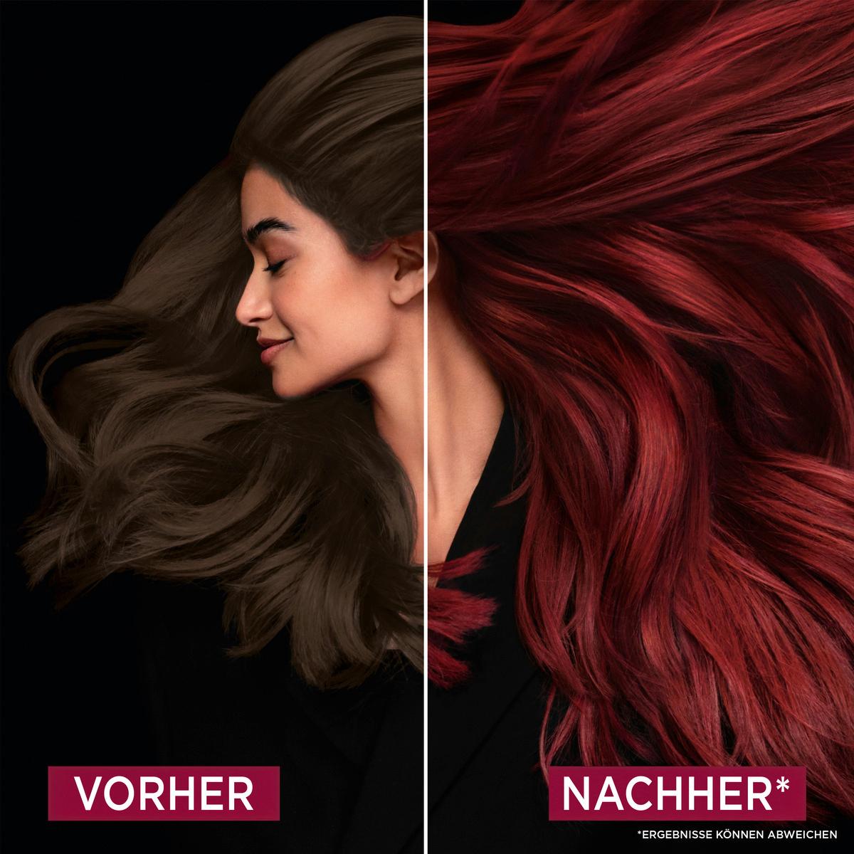 Produktbild Garnier Olia Red Lacquers Dauerhafte Haarfarbe in 5.52 Glänzendes Weinrot 4 von 10