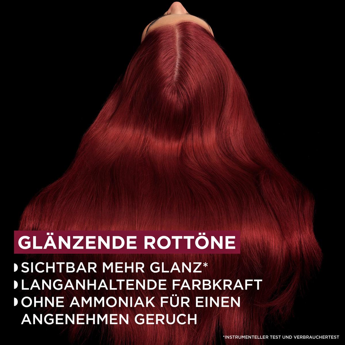 Produktbild Garnier Olia Red Lacquers Dauerhafte Haarfarbe in 5.52 Glänzendes Weinrot 5 von 10