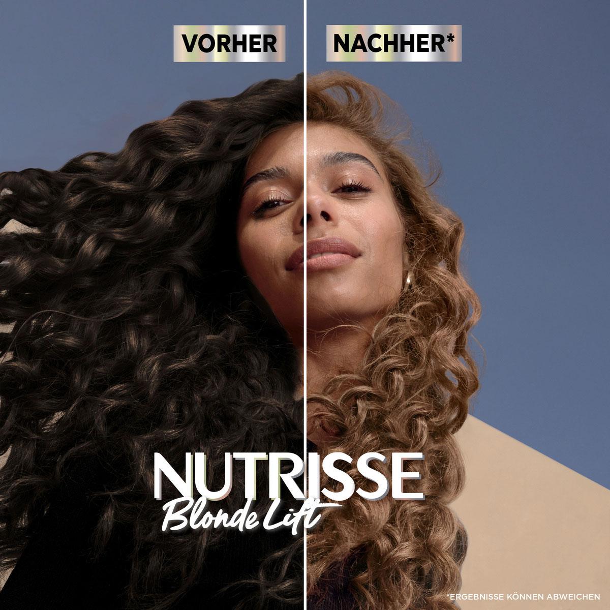 Produktbild Garnier Nutrisse Blonde Lift Karamell Toffee - Aufhellung für dunkles Haar UL2 6 von 9