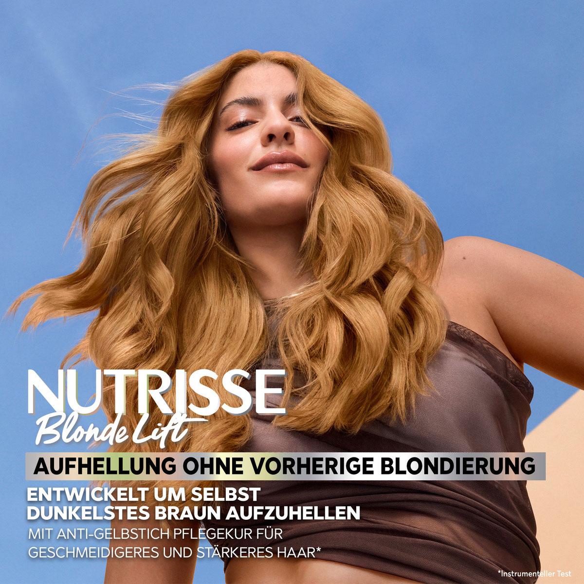 Produktbild Garnier Nutrisse Blonde Lift Honigbraun - Aufhellung für dunkles Haar UL3 10 von 10
