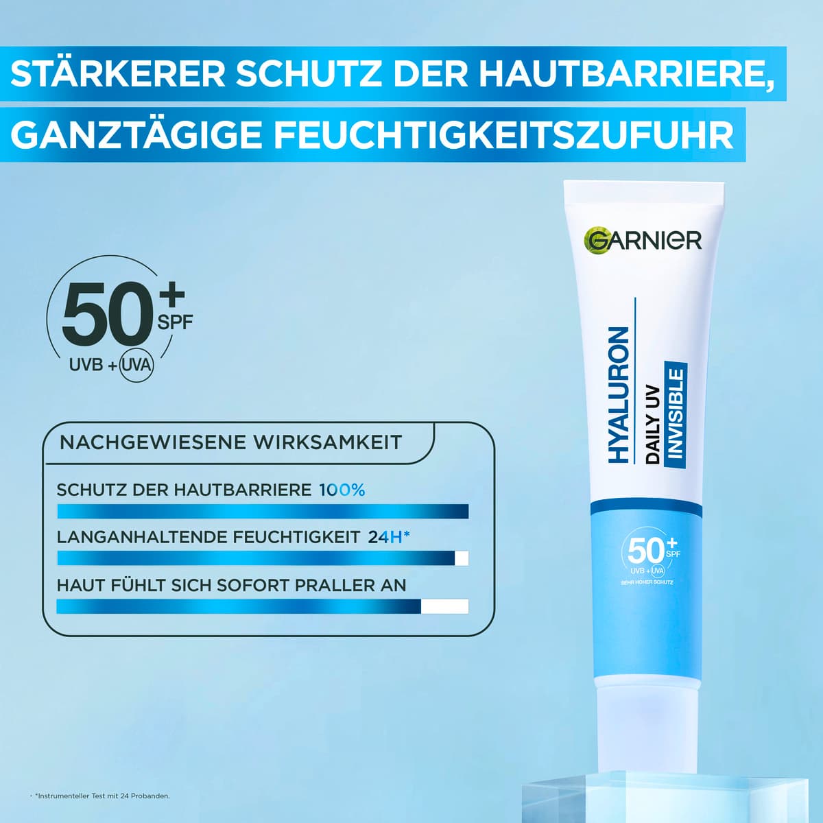 Produktbild Garnier Hyaluron Barrier Protect Daily UV Fluid LSF50+ Invisible 11 von 12