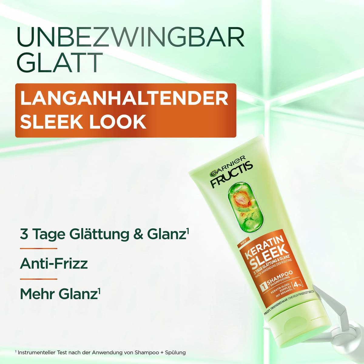 Produktbild Garnier Fructis Keratin Sleek Shampoo 3 von 5
