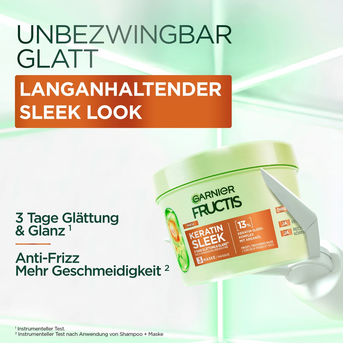 Produktbild Garnier Fructis Keratin Sleek Maske  3 von 7