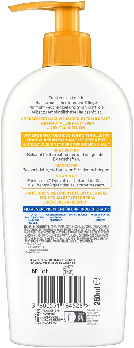 Produktbild Mixa Niacinamide Bright Body Lotion 2 von 9