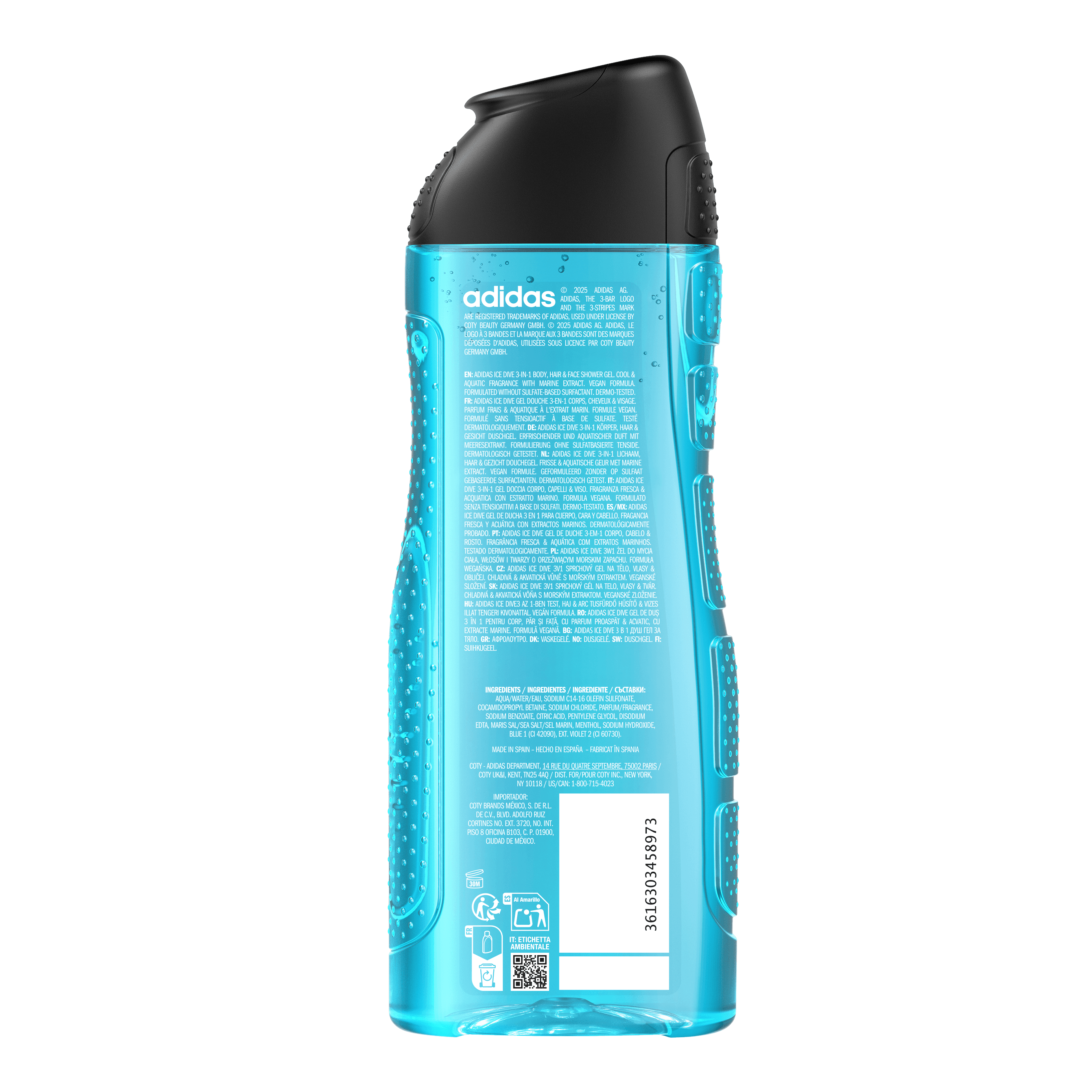 Produktbild adidas Duschgel 3in1 Men Ice Dive 2 von 6