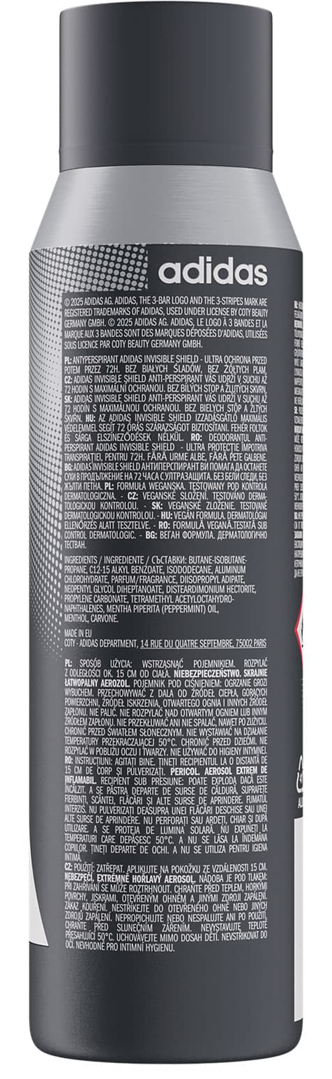 Produktbild Adidas Invisible Shield Anti Perspirant Deo  2 von 2