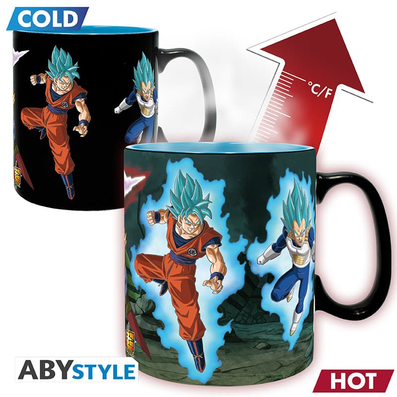 DRAGON BALL S Tasse HeatChange SaiyansvsBlack
