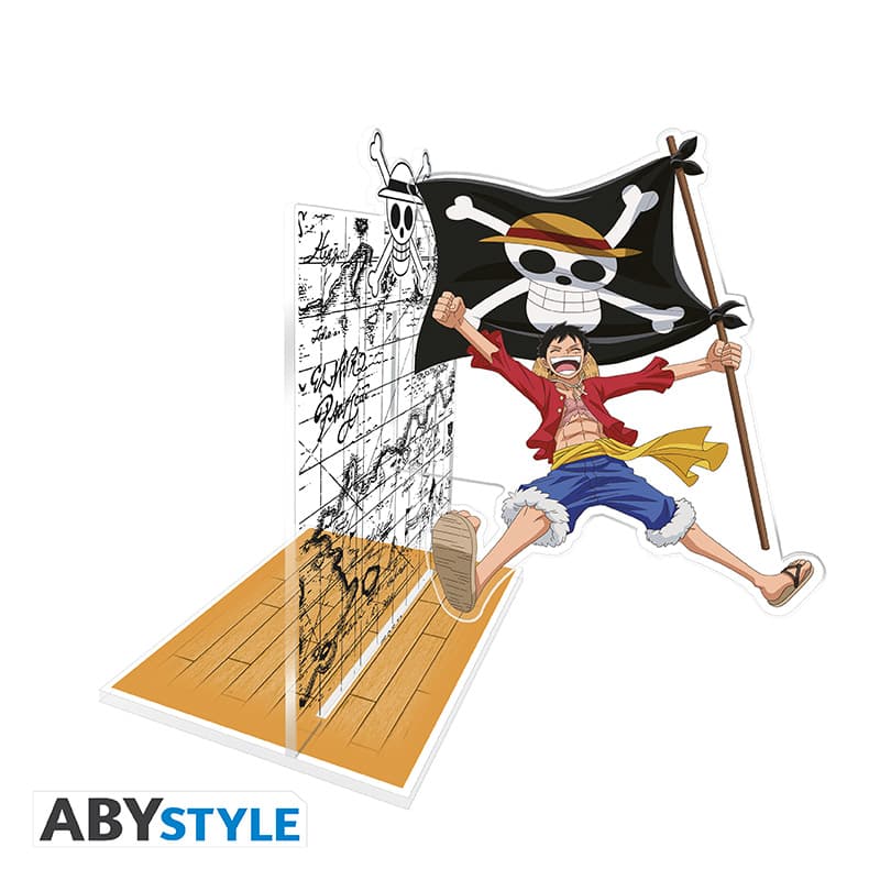 ONE PIECE - Acryl® Luffy +flag