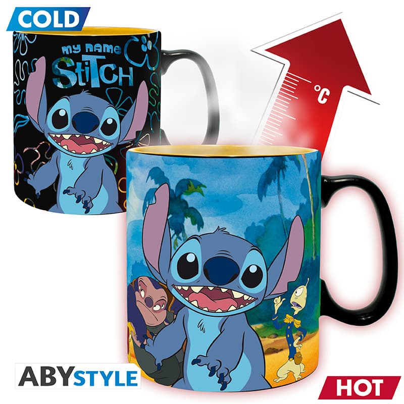 DISNEY - Tasse Heat Change - 460 ml - Lilo & Stitch