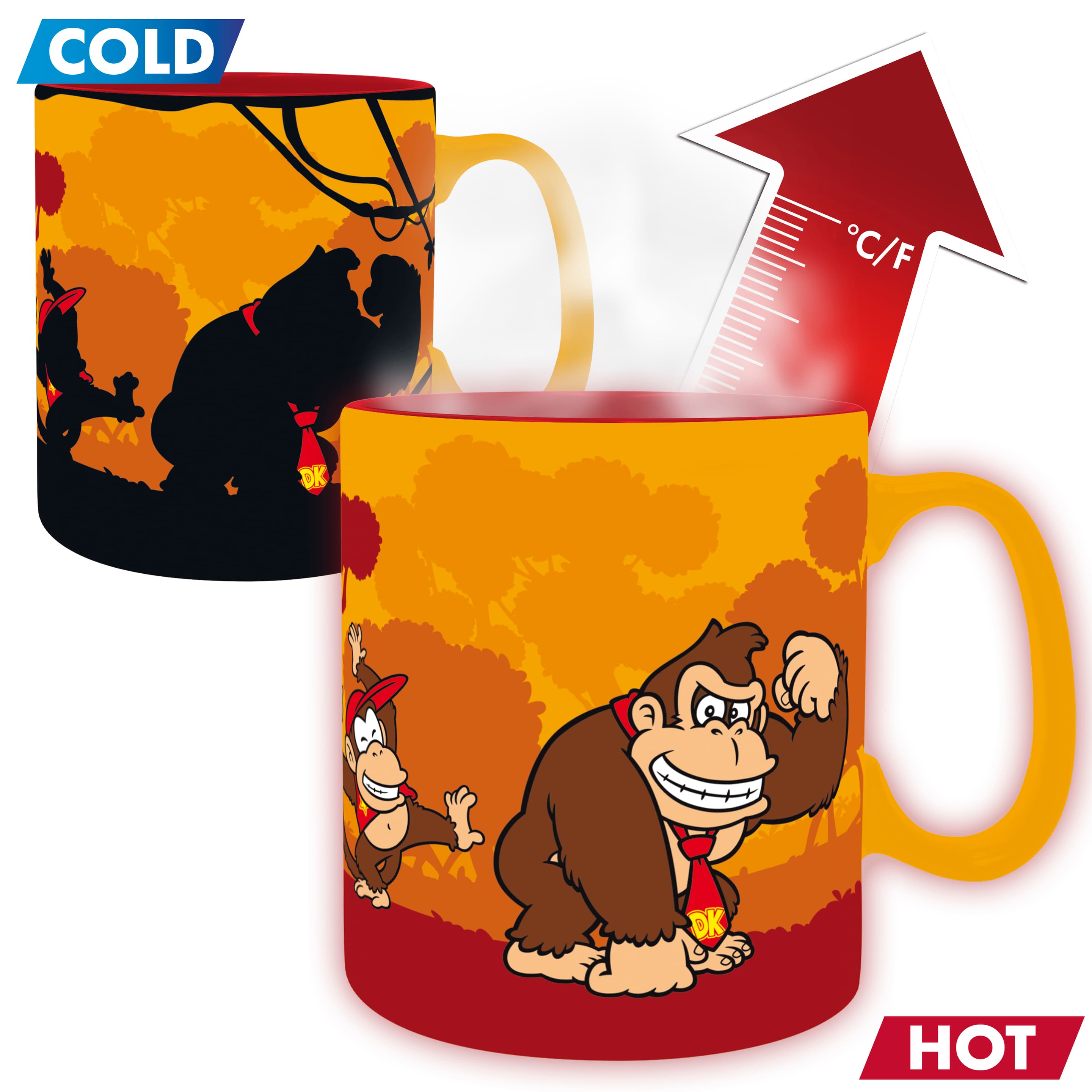 DONKEY KONG Tasse Heat Change Donkey Kong