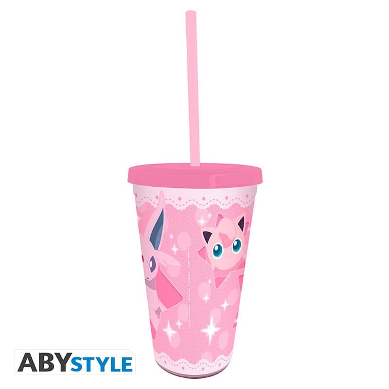 POKEMON – Trinkbecher mit Strohhalm – 470 ml – Mentali & Freunde