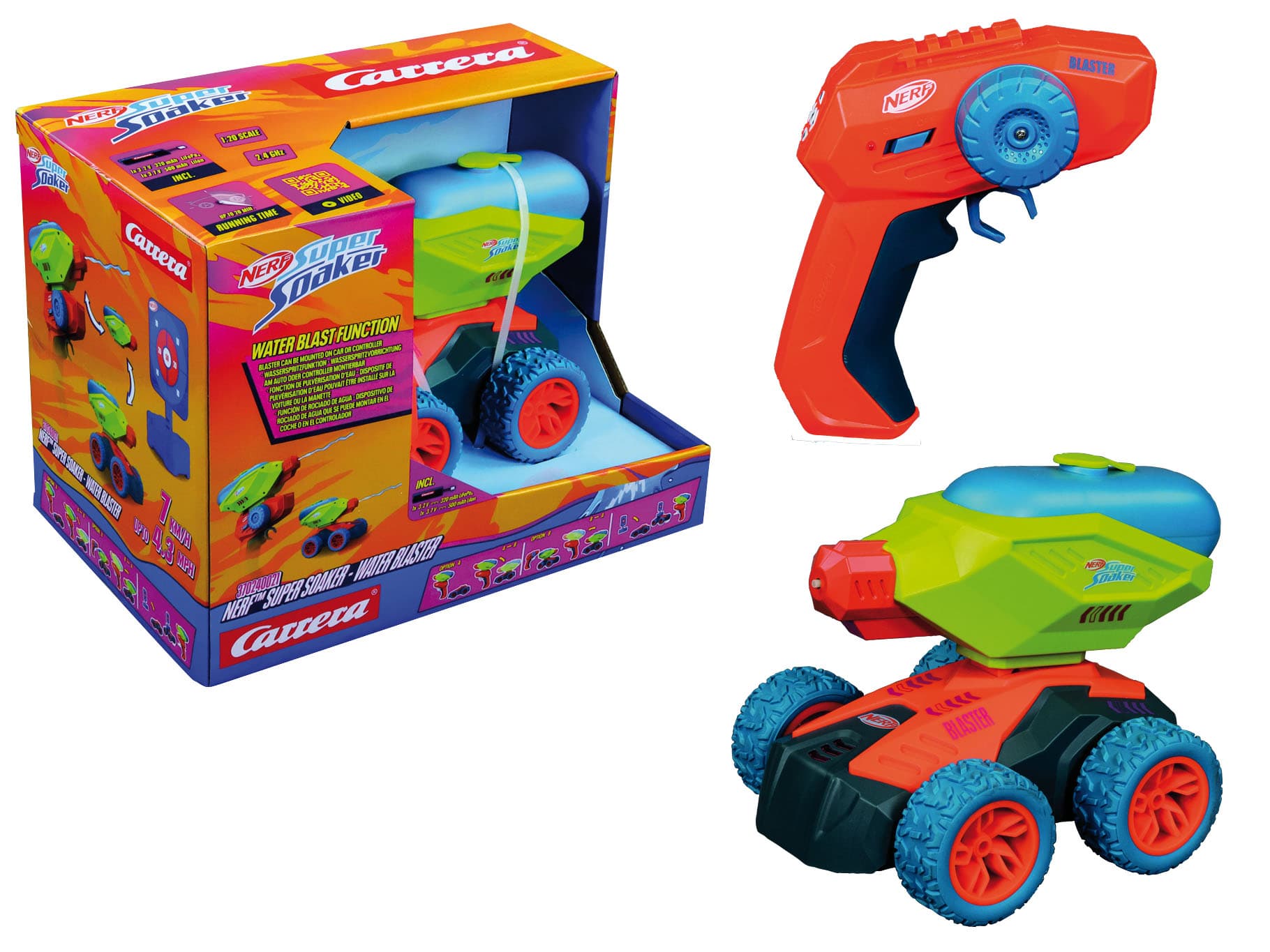 Carrera RC - 2,4GHz Nerf(TM) Super Soaker - Water Blaster RC