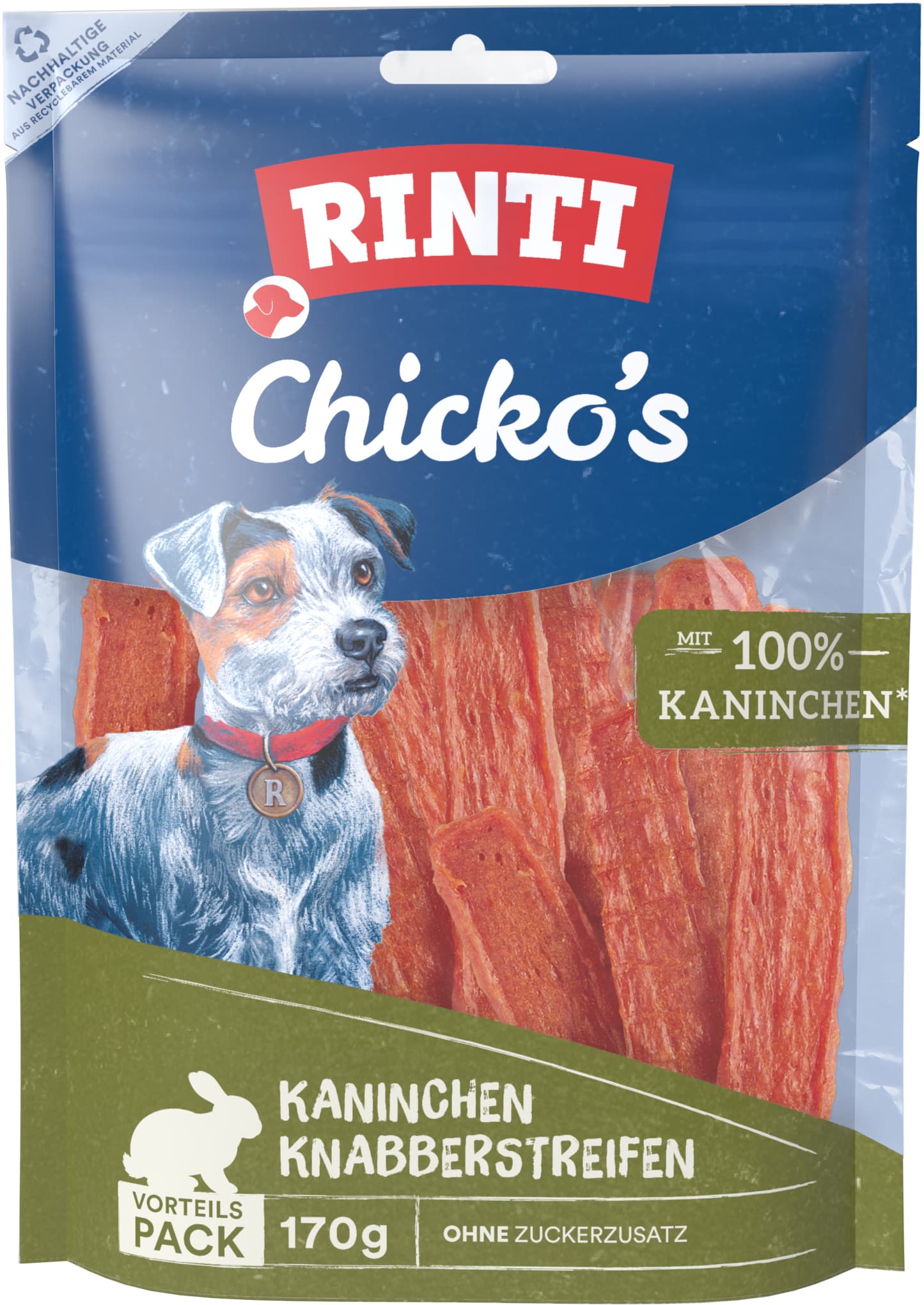 RINTI Hundesnack Chicko Kaninchen Vorratspack
