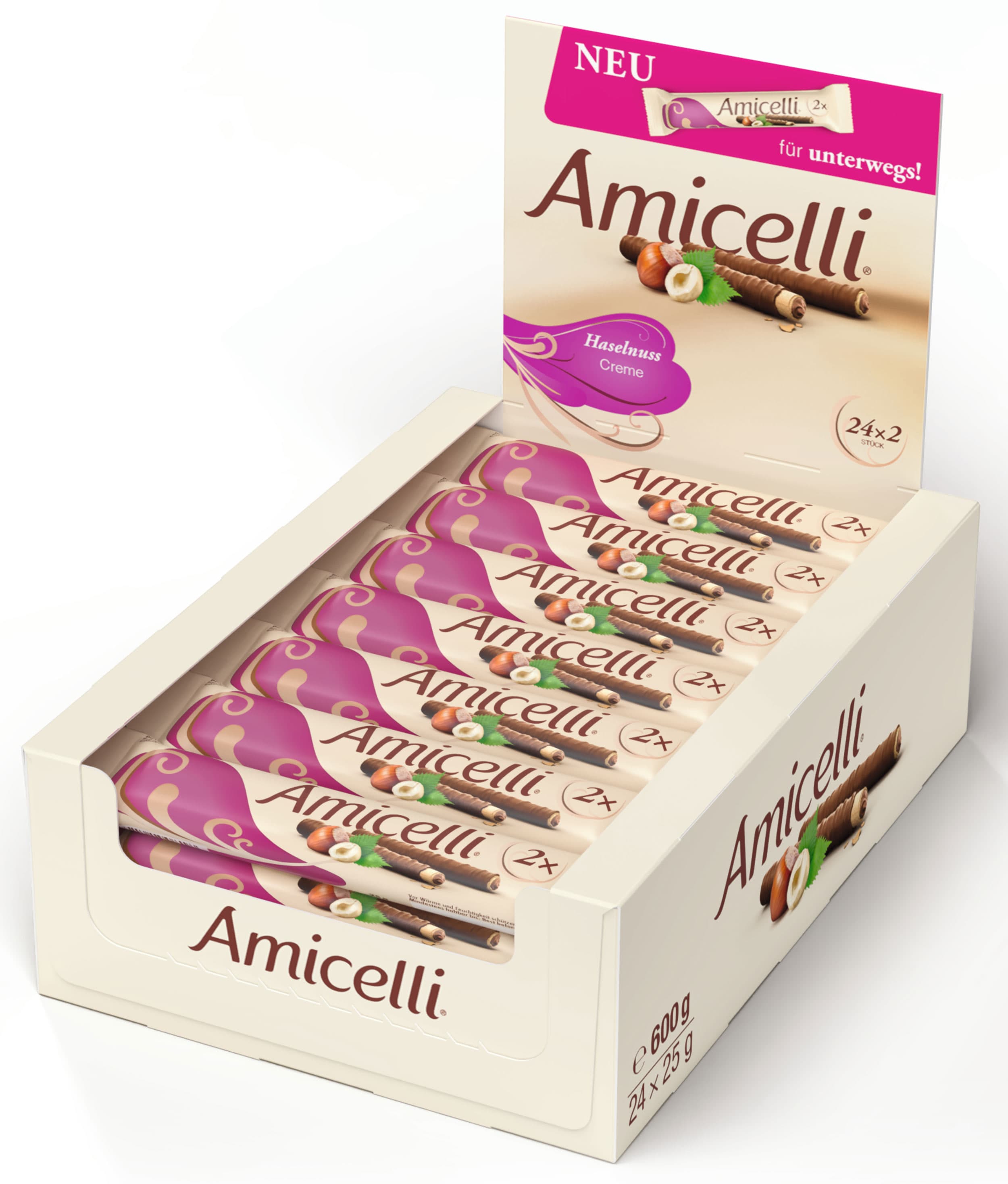 Amicelli Haselnuss Thekendisplay