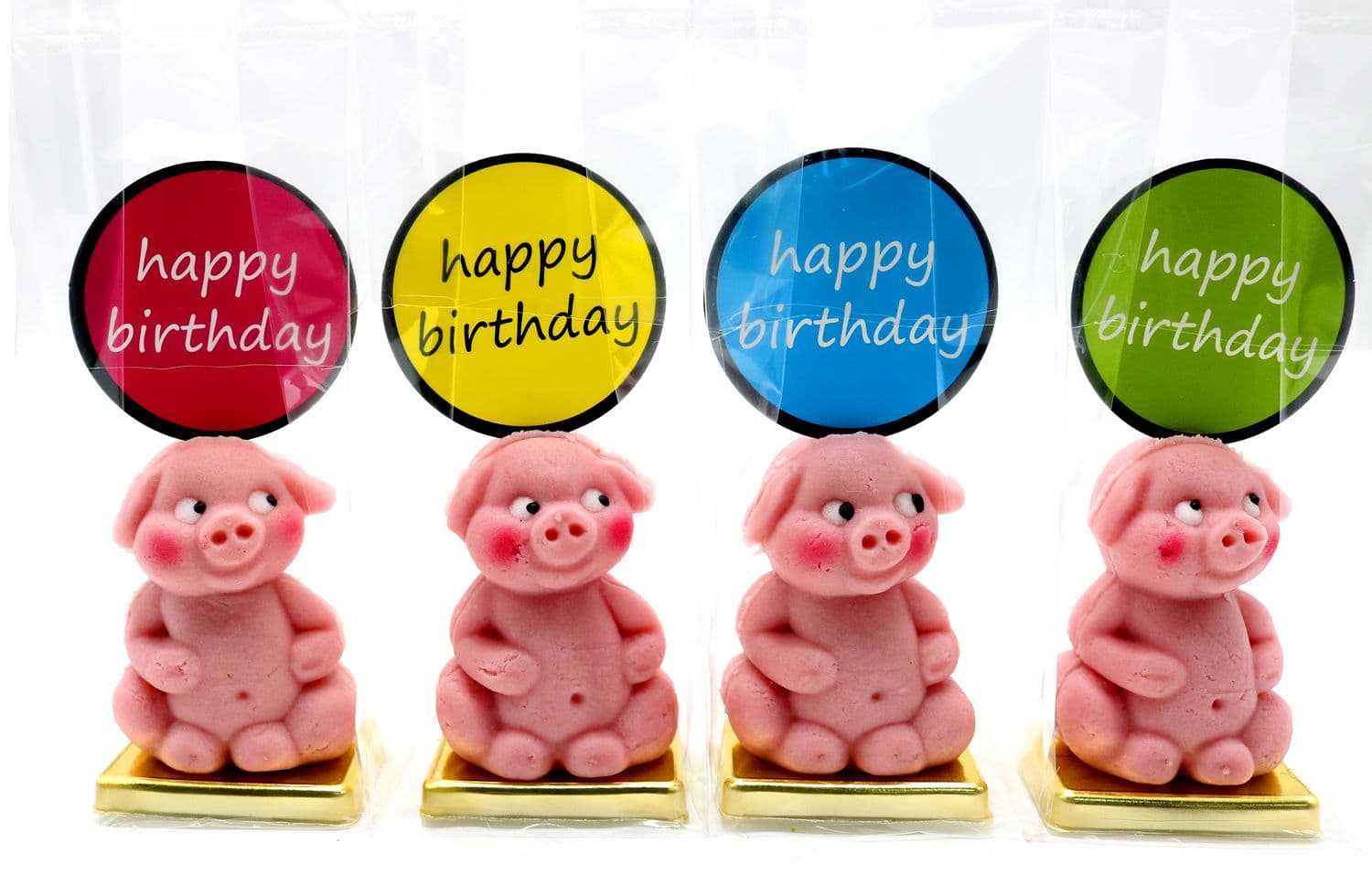 Funsch Edelmarzipan Schwein Happy Birthday