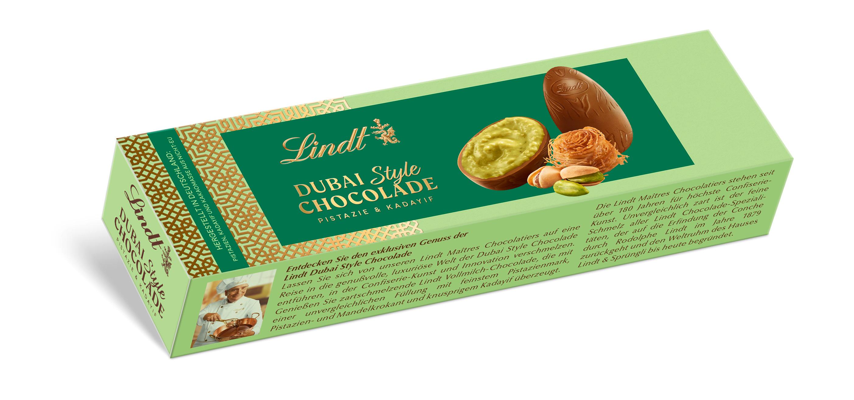 Produktbild Lindt Schokoeier Dubai Style Chocolade 2 von 2
