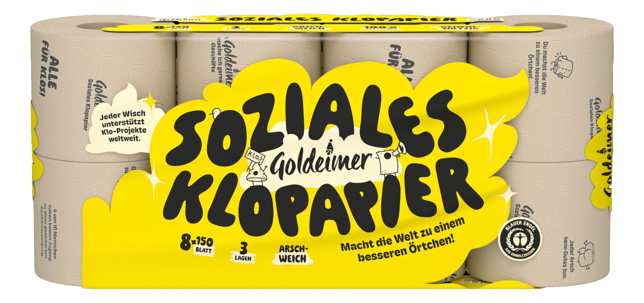 Goldeimer Recycling Klopapier 3-lagig