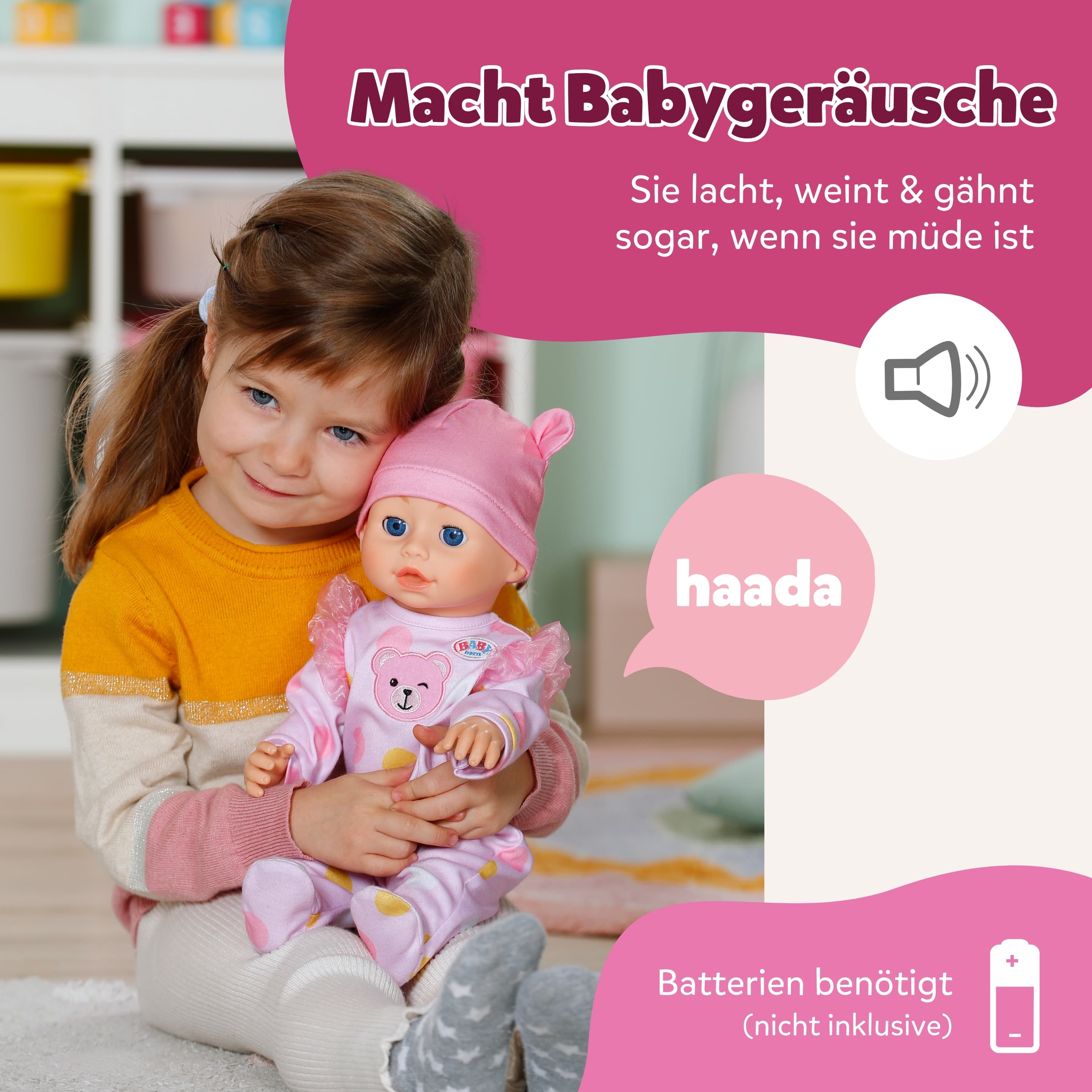 Produktbild BABY born Emily Lauf mit mir 43cm 3 von 8