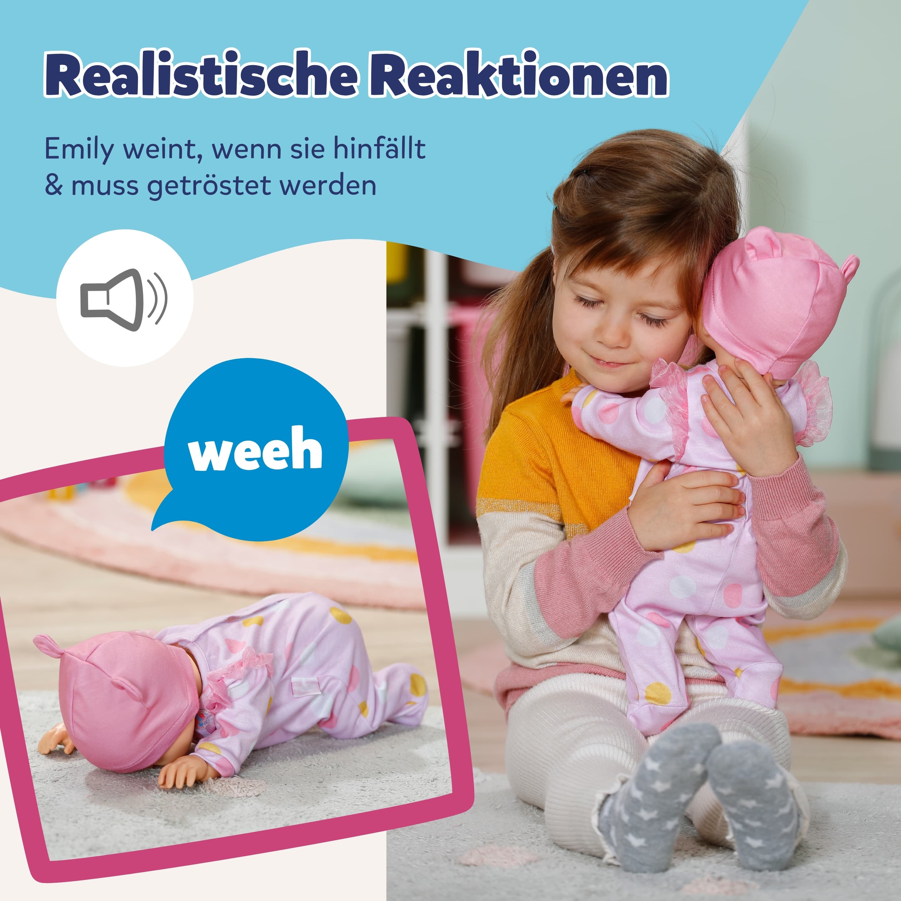 Produktbild BABY born Emily Lauf mit mir 43cm 4 von 8