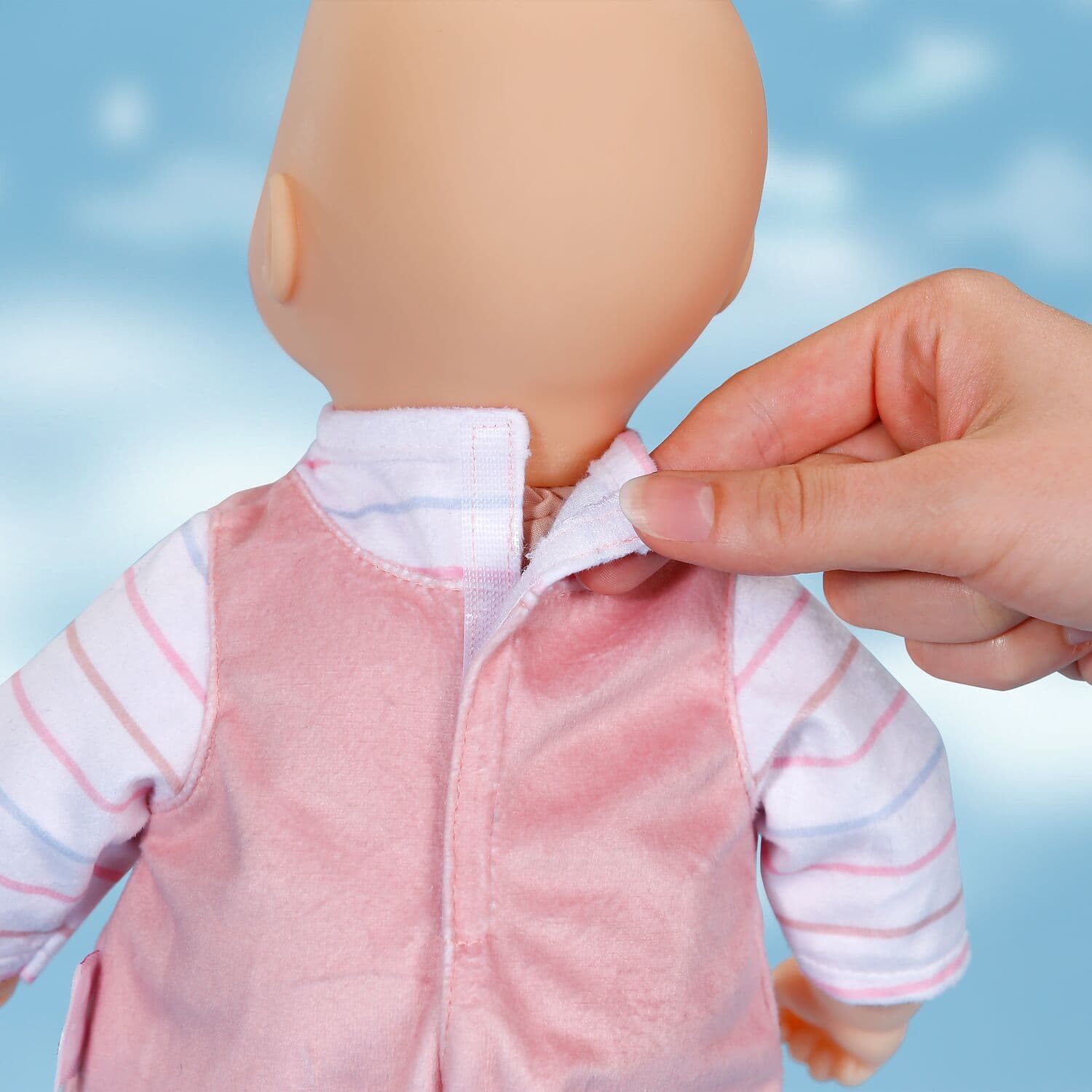 Produktbild BABY born Strampler aprikose 36cm 6 von 7