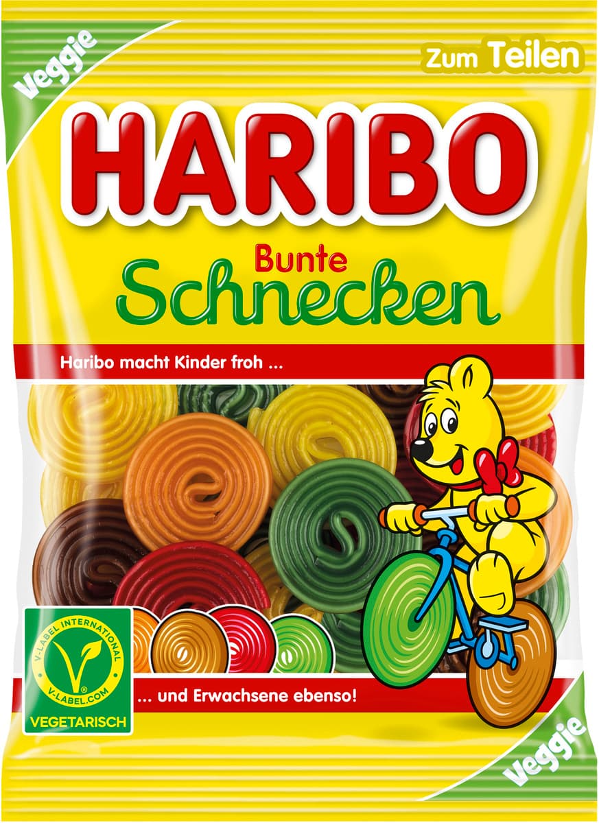 Haribo Fruchtgummi Bunte Schnecken
