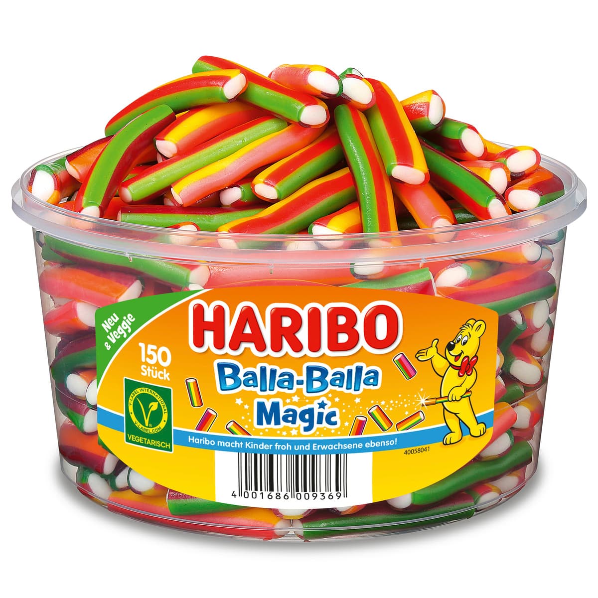 HARIBO Fruchtgummi-Konfekt Balla-Balla Magic Runddose