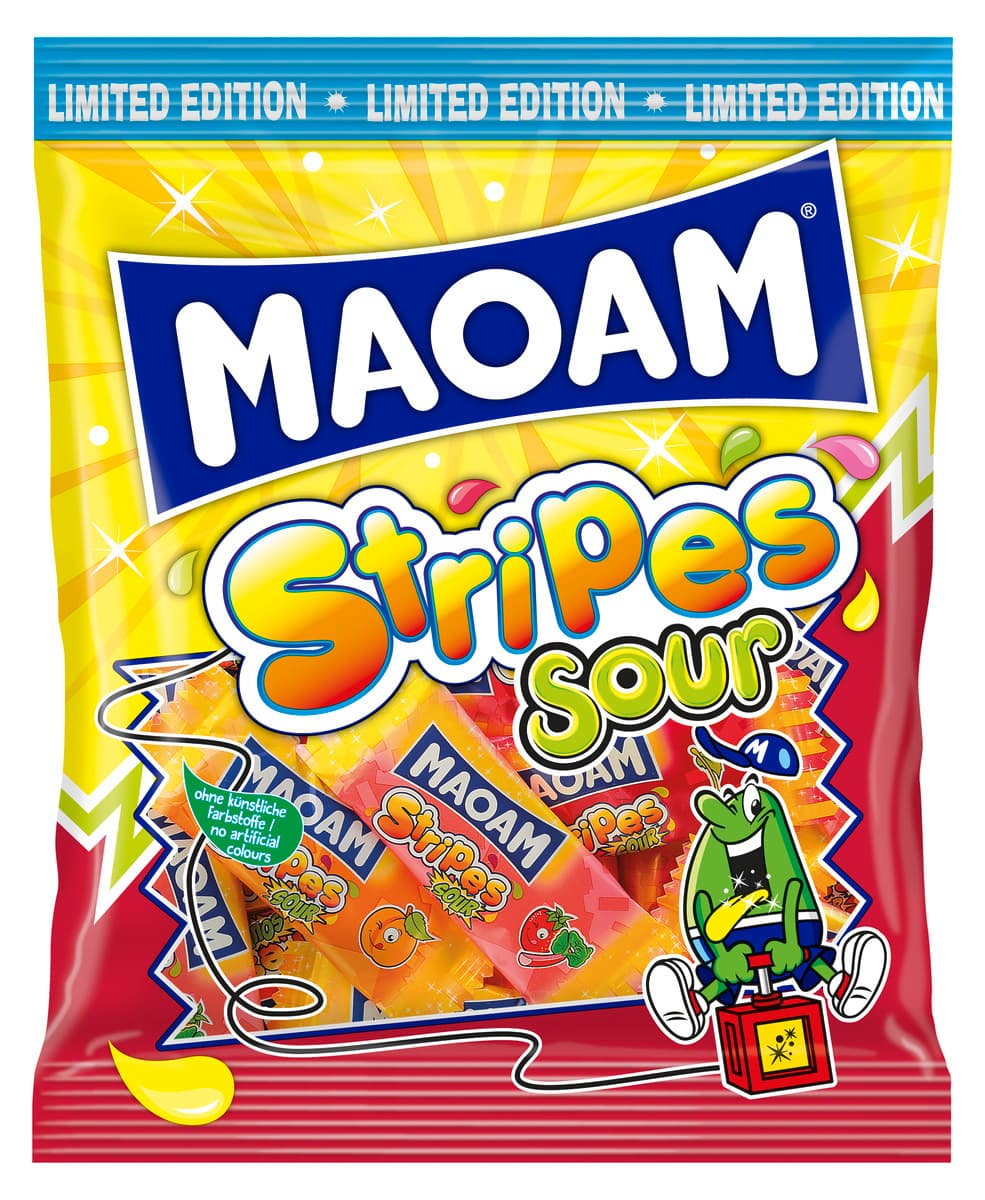 Maoam Kaubonbon Stripes Sour