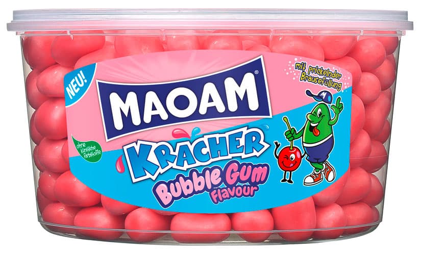 Maoam Kaubonbon-Dragees Kracher Bubblegum Flavour