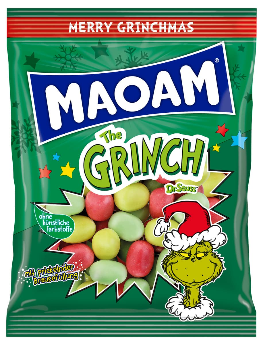 Maoam Kaubonbon-Dragees Kracher Grinch 
