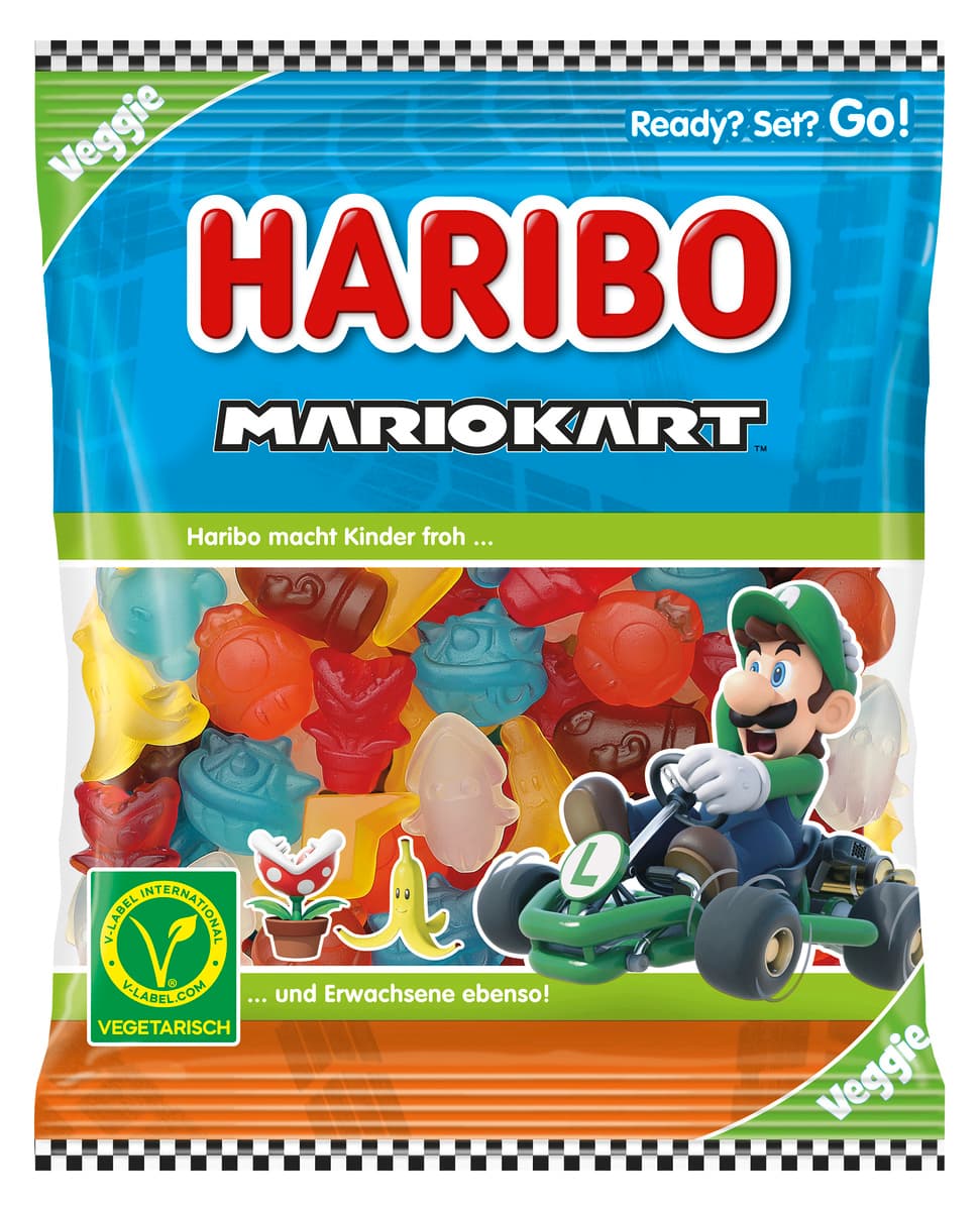 Haribo Fruchtgummi Mario Kart Veggie