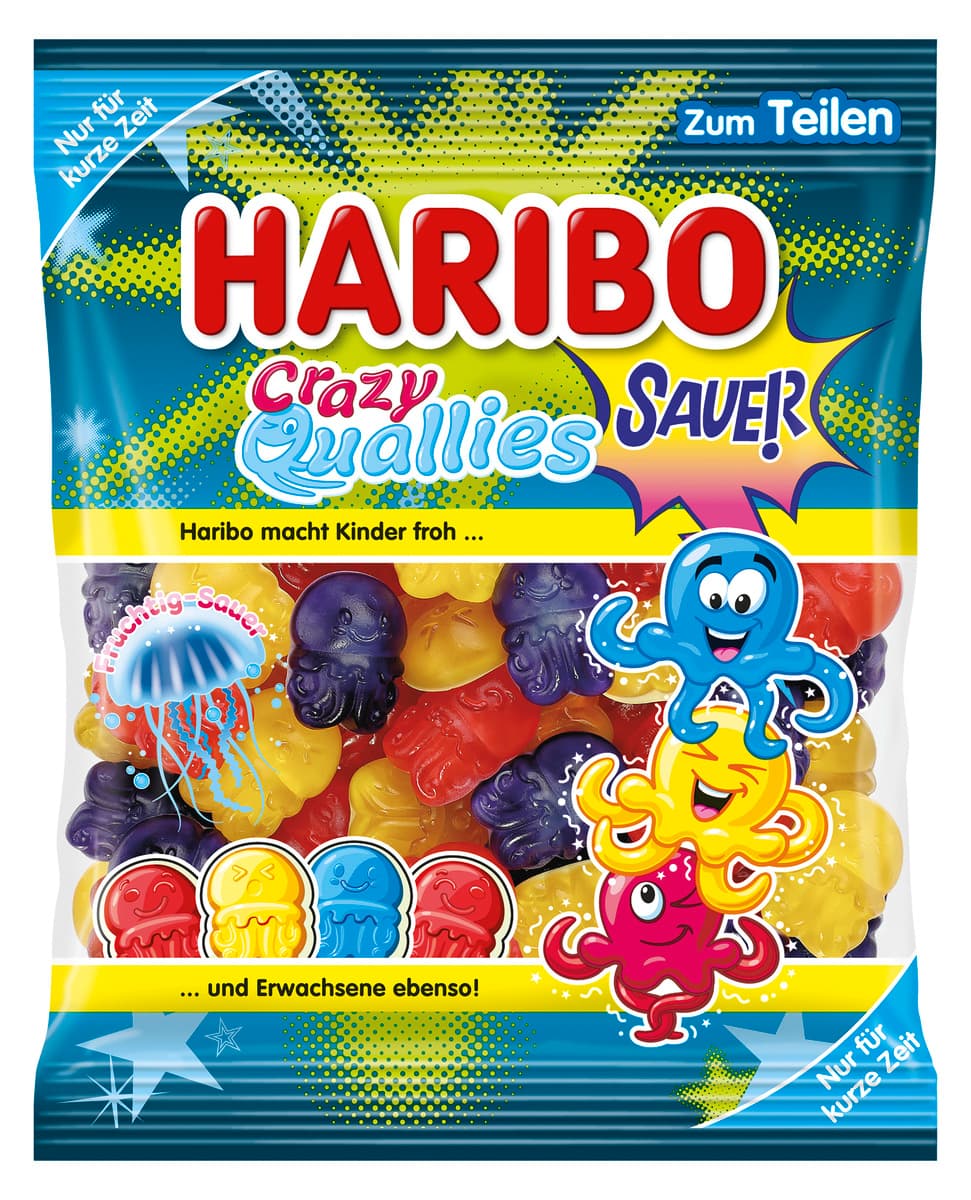 Haribo Fruchtgummi Crazy Quallies