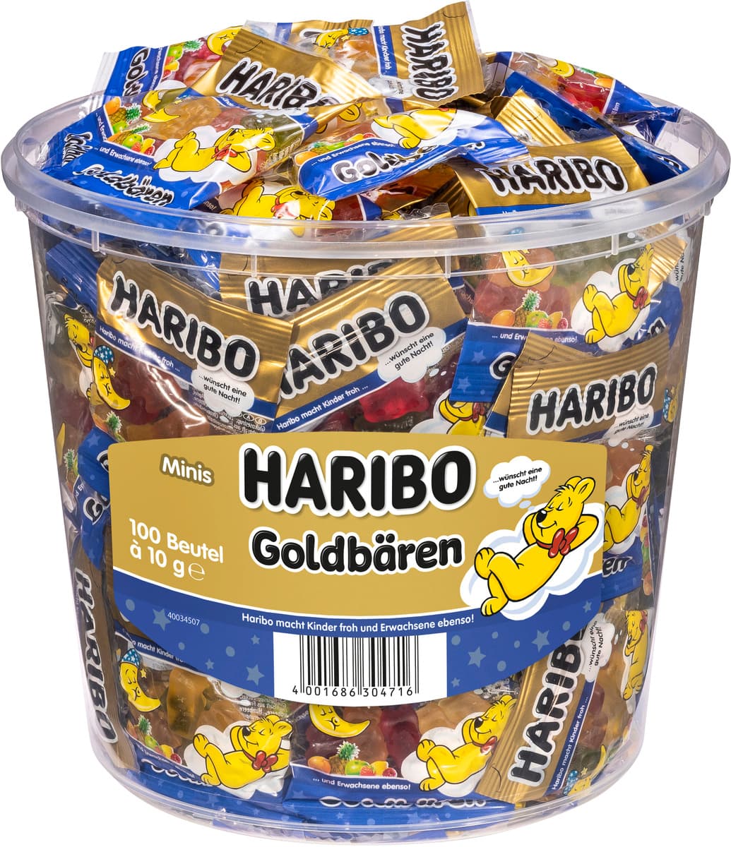 Haribo Gute-Nacht-Goldbären Minis Runddose