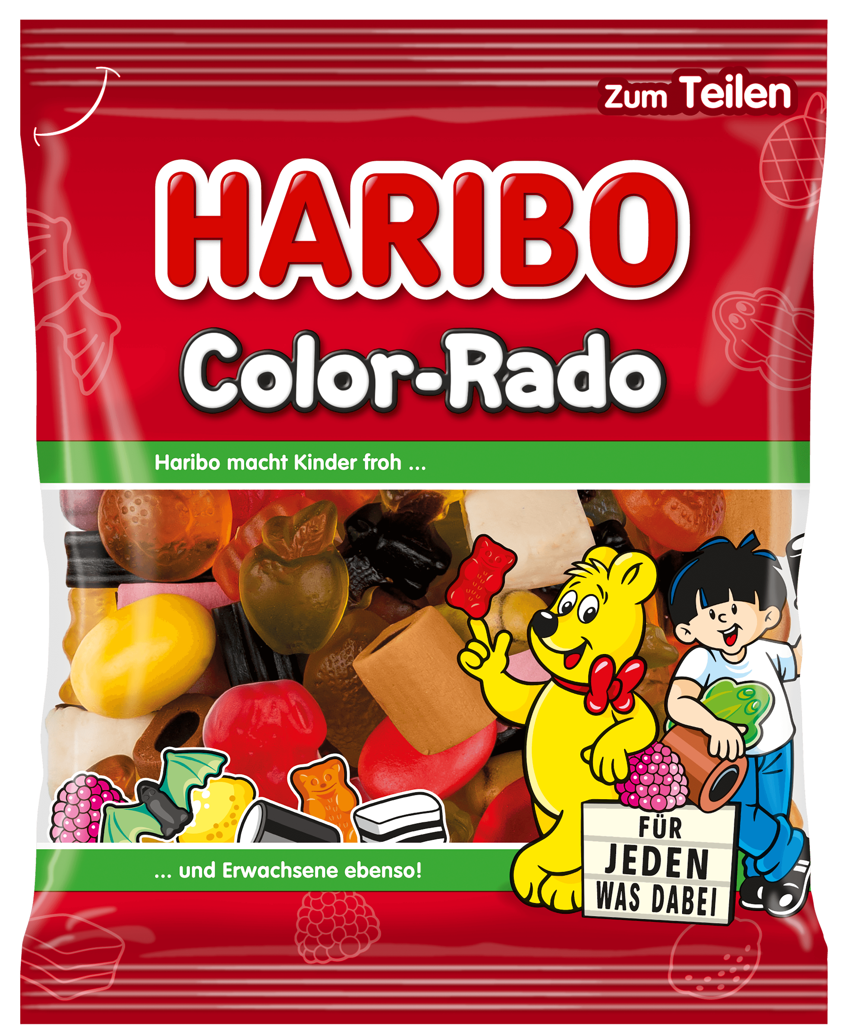 Haribo Mischung mit Lakritz Color-Rado