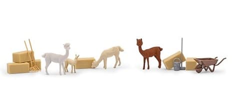 BUSCH 79860 H0 Action Set: Alpakas mit Jungtier